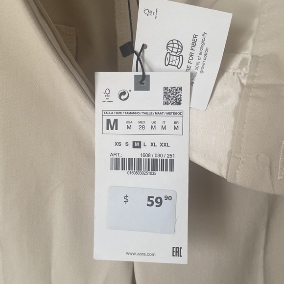 New Zara Jogger Waist Pant - Picture 4 of 8